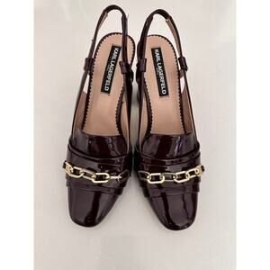 Karl Lagerfeld Patent Leather Heel
